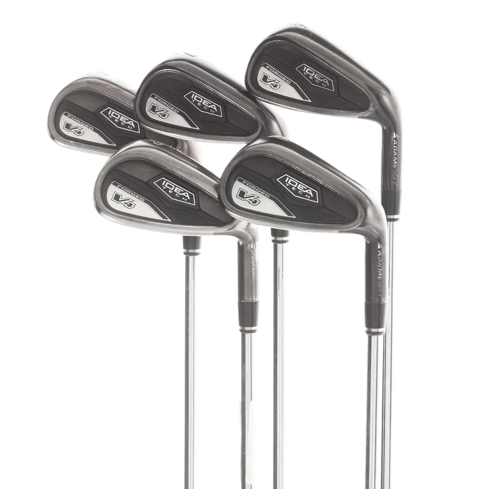 Adams Idea Tech V4 Forged Steel Mens Right Hand Irons 6-PW Regular - True Temper Performance 75G