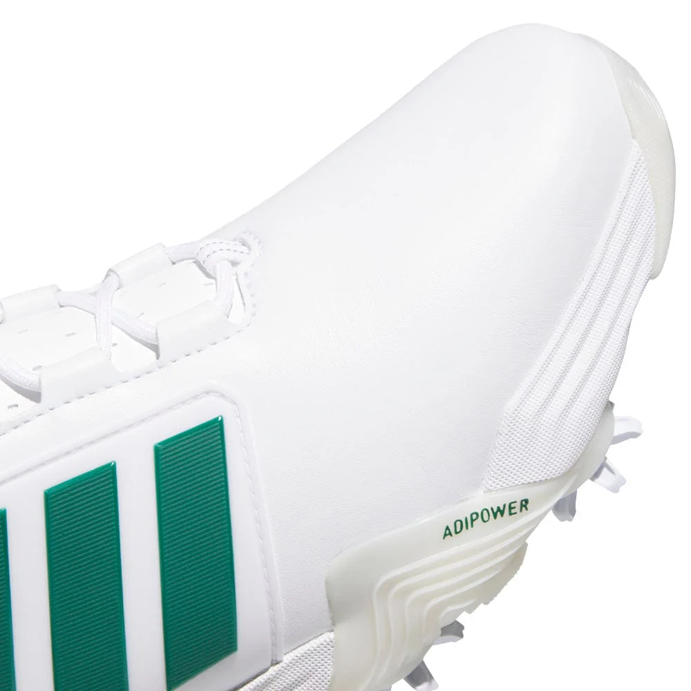 adidas Adipower 26 Waterproof Spiked Shoes - Cloud White/Collegiate Green/Crystal White - Image 8