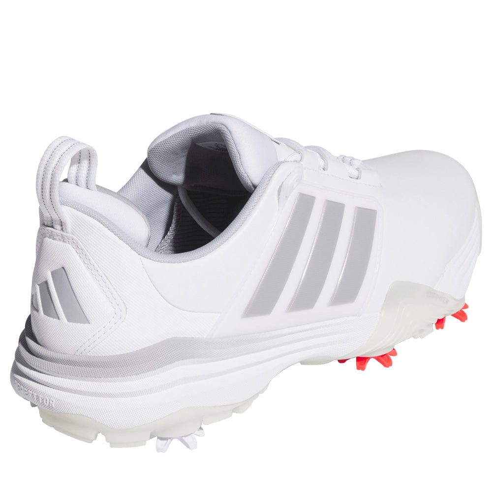 adidas Adipower 26 Waterproof Spiked Shoes - Cloud White/Silver Met./Halo Silver - Image 6