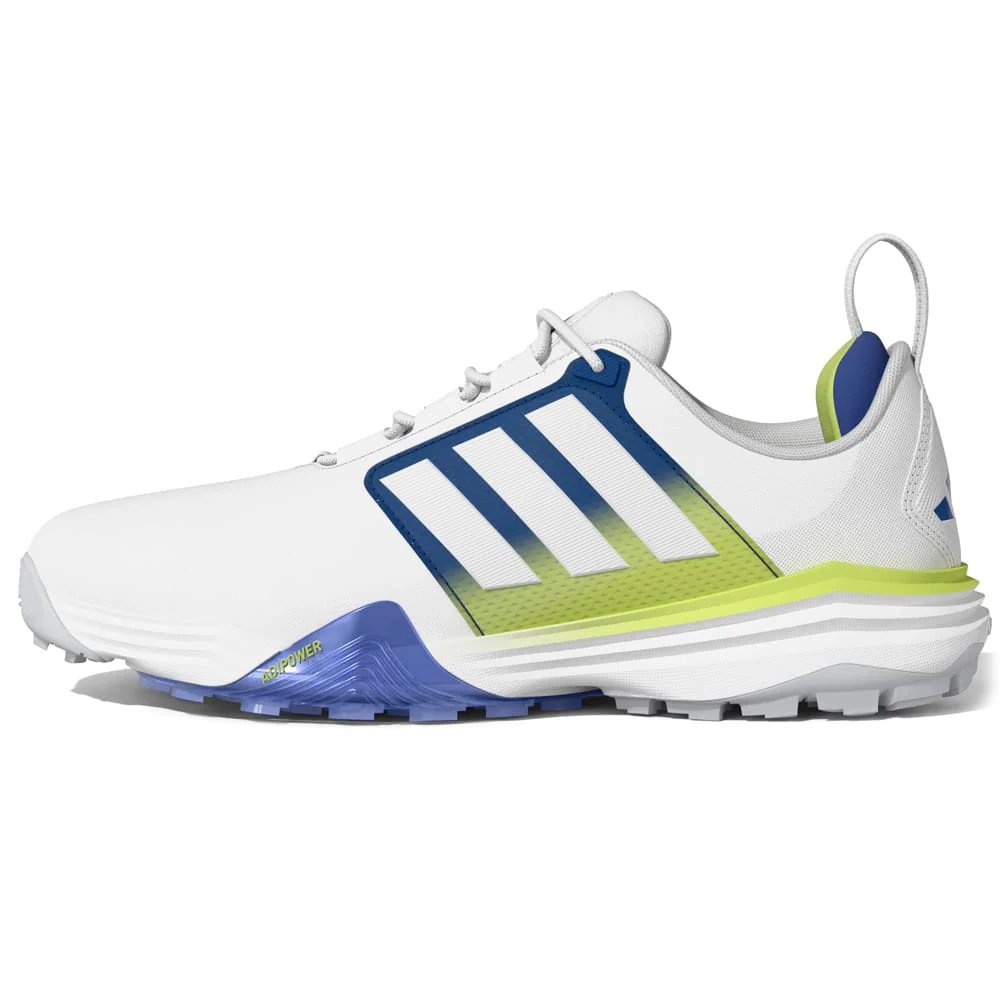 adidas Adipower 26 Waterproof Spikeless Shoes - Footwear White/Dual Indigo/Frozen Lemon - Image 3