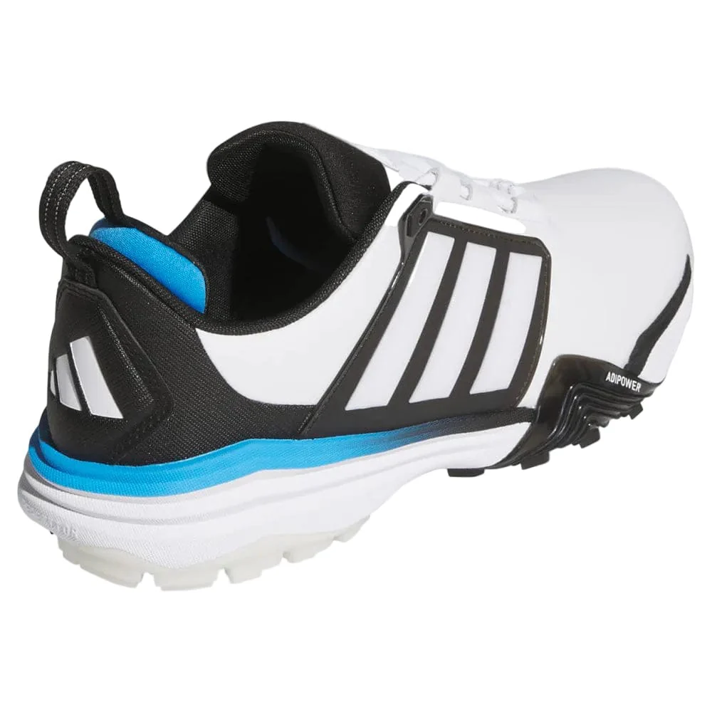 adidas Adipower 26 Waterproof Spikeless Shoes - Cloud White/Core Black/Lucid Ray Blue - Image 6