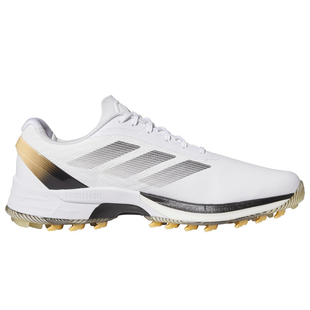 adidas Adizero ZG Waterproof Spikeless Shoes - Cloud White/Core Black/Ice Tangerine - Image 3