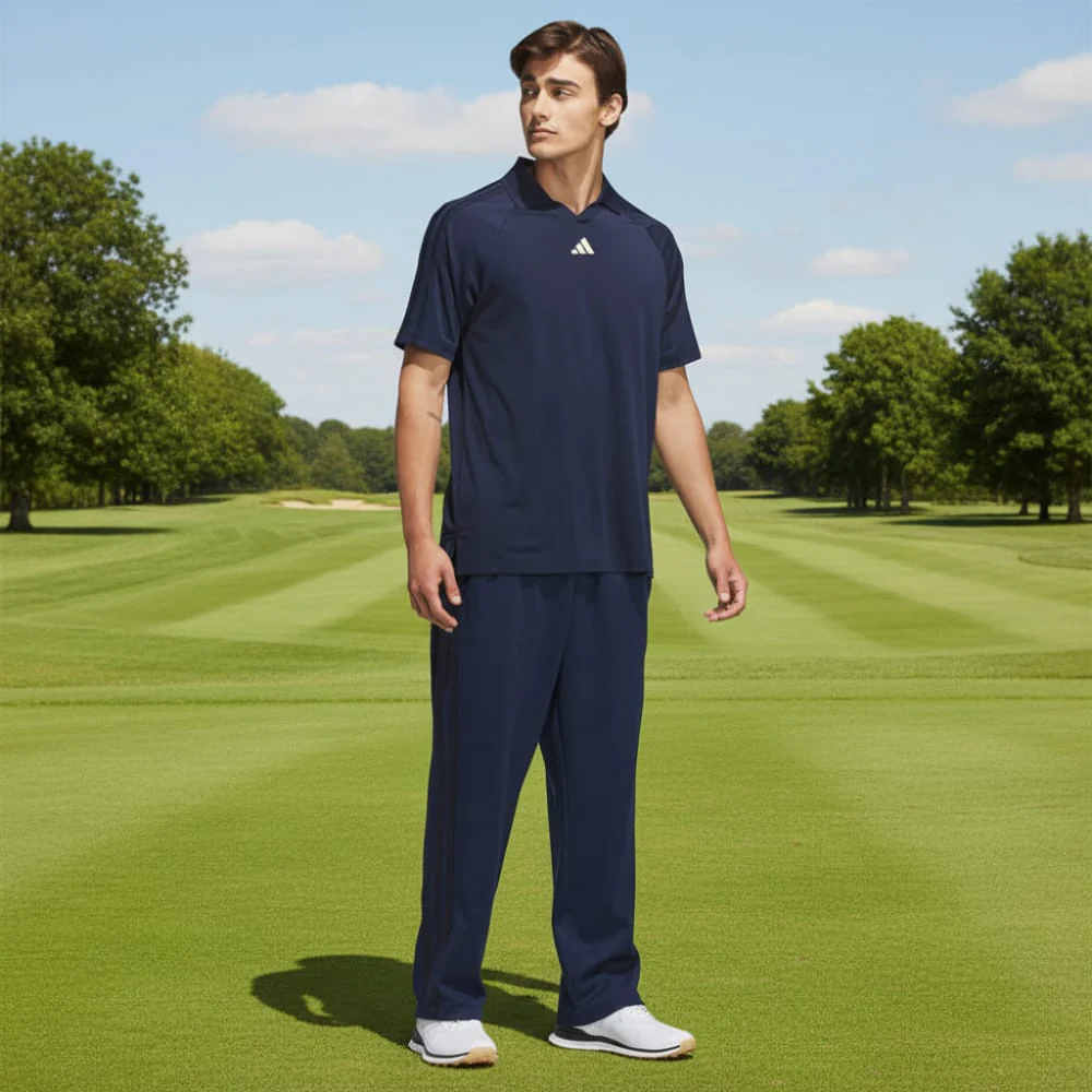 adidas Beyond The Course Climacool Polo Shirt - Collegiate Navy - Image 4