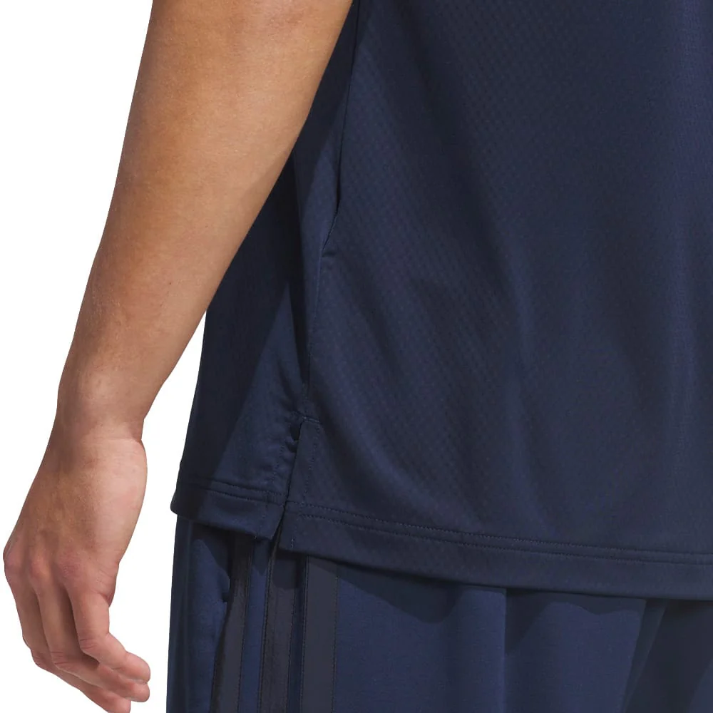 adidas Beyond The Course Climacool Polo Shirt - Collegiate Navy - Image 5