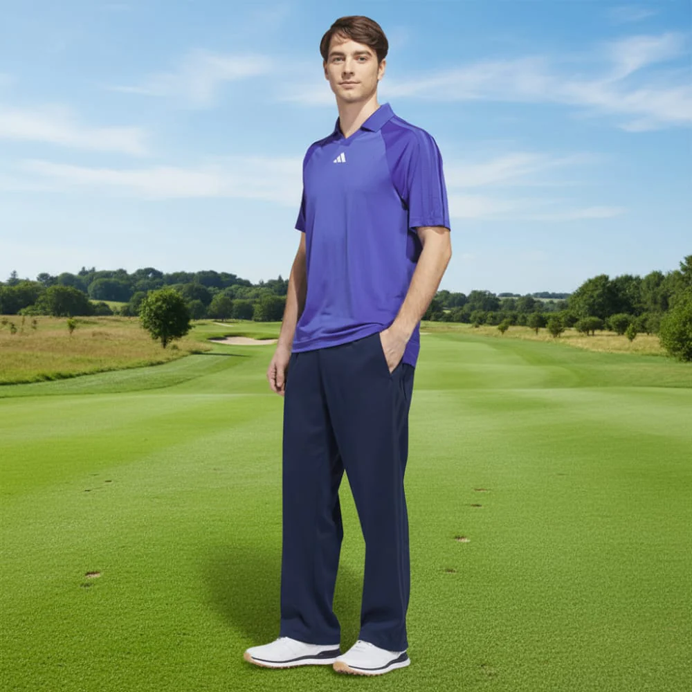 adidas Beyond The Course Climacool Polo Shirt - Dual Indigo - Image 4