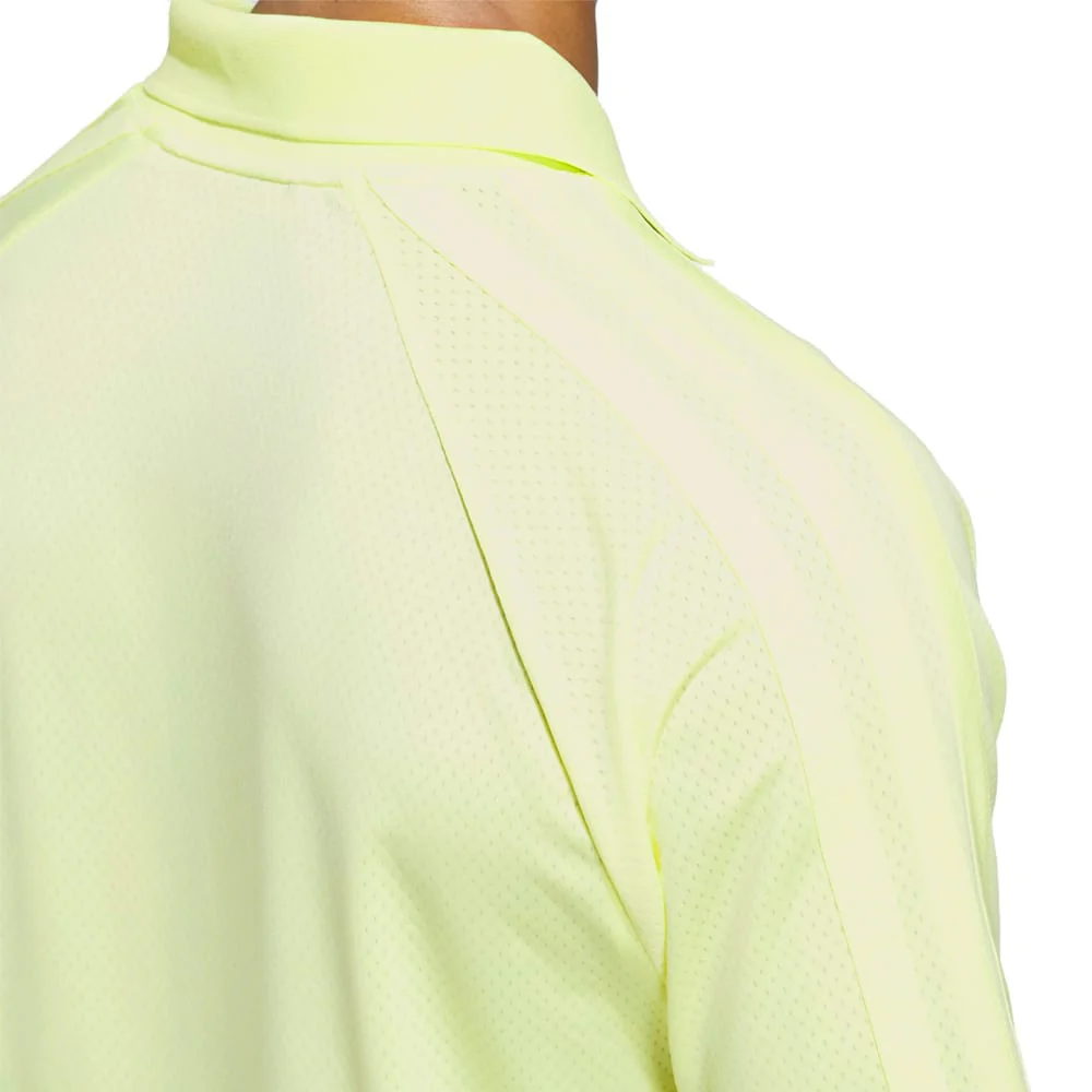 adidas Beyond The Course Climacool Polo Shirt - Frozen Lemon - Image 5