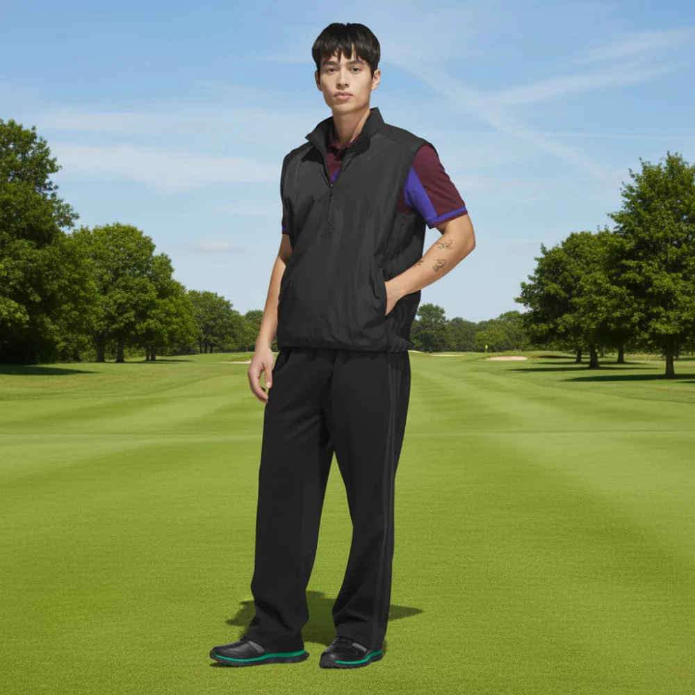adidas Beyond The Course Climawarm Loose Fit Vest - Black - Image 4
