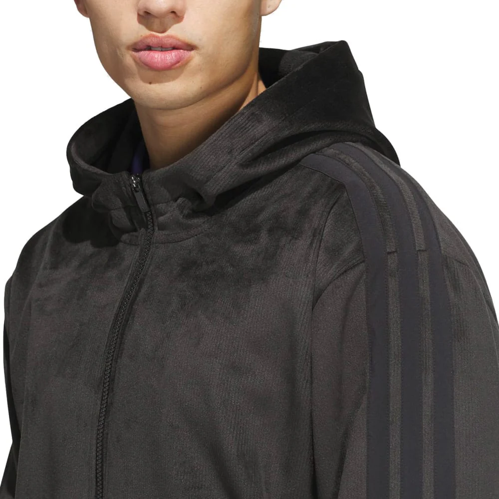adidas Beyond The Course Cozy Half-Zip Loose Fit Hoodie - Black - Image 3