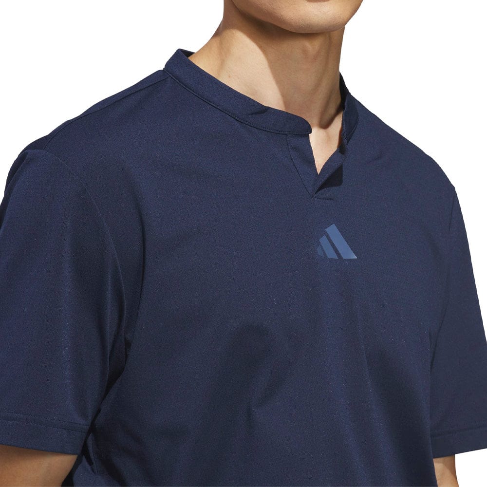 adidas Beyond The Course Golf Club Twistknit Range Shirt - Collegiate Navy - Image 5