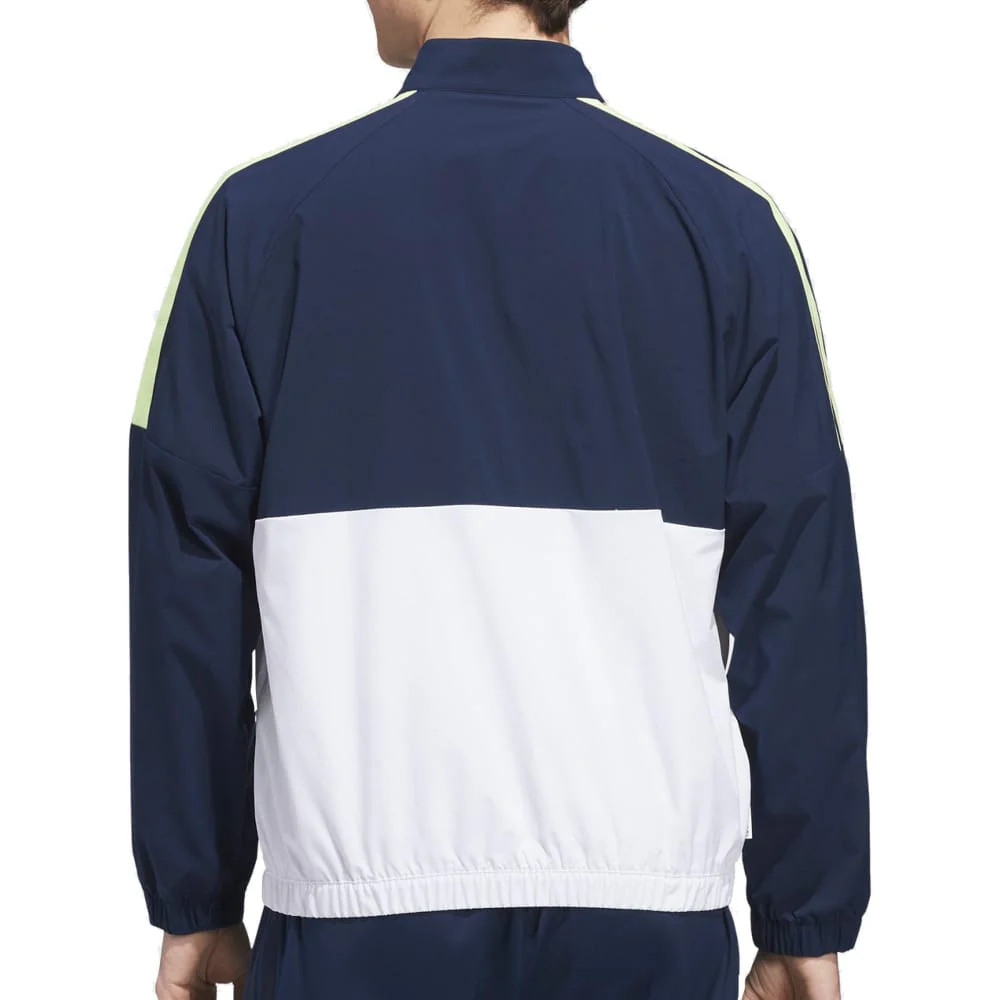adidas Beyond The Course Windbreaker - White/Collegiate Navy - Image 2