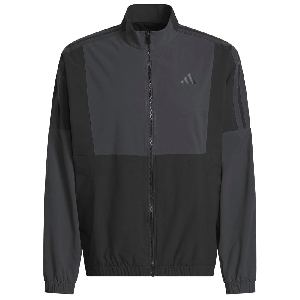 adidas Beyond Twistweave Full-Zip Windbreaker - Black/Carbon