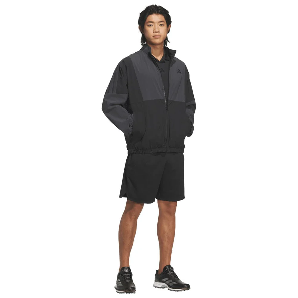 adidas Beyond Vent Twistknit Polo Shirt - Black/Black - Image 5