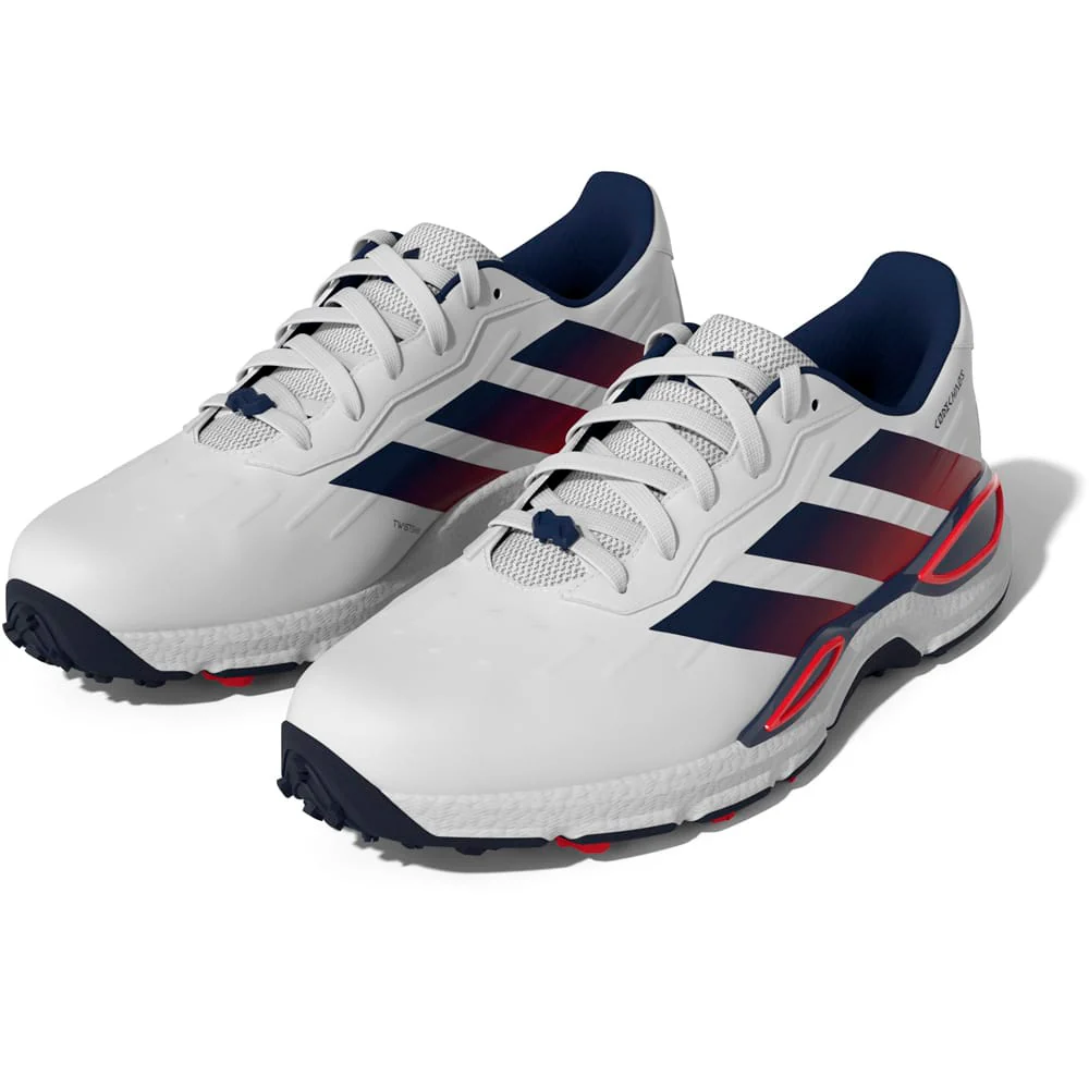 adidas Codechaos 27 Spikeless Shoes - Footwear White/Collegiate Navy/Pure Ruby - Image 4