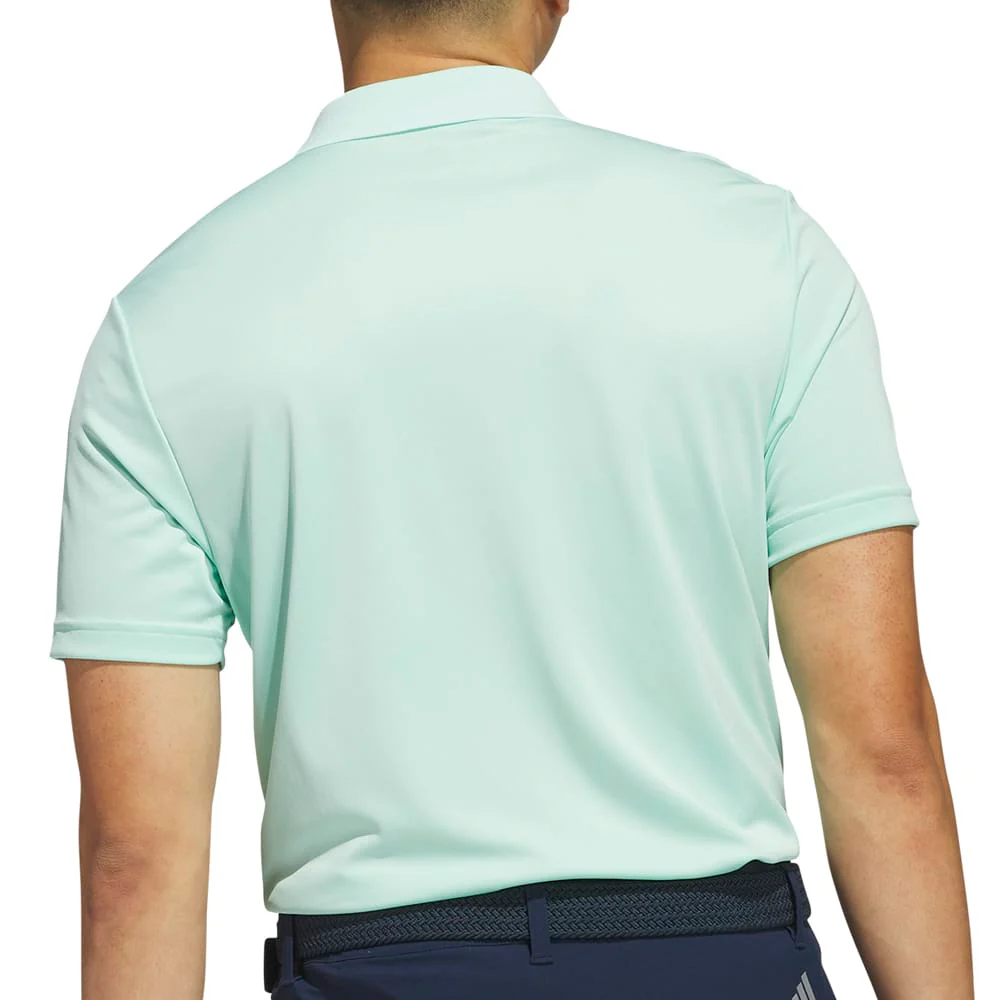 adidas Core Performance Primegreen Polo Shirt - Clear Mint - Image 3