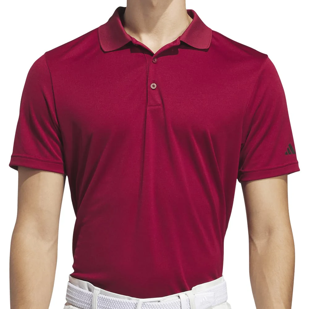 adidas Core Performance Primegreen Polo - Collegiate Burgundy - Image 3