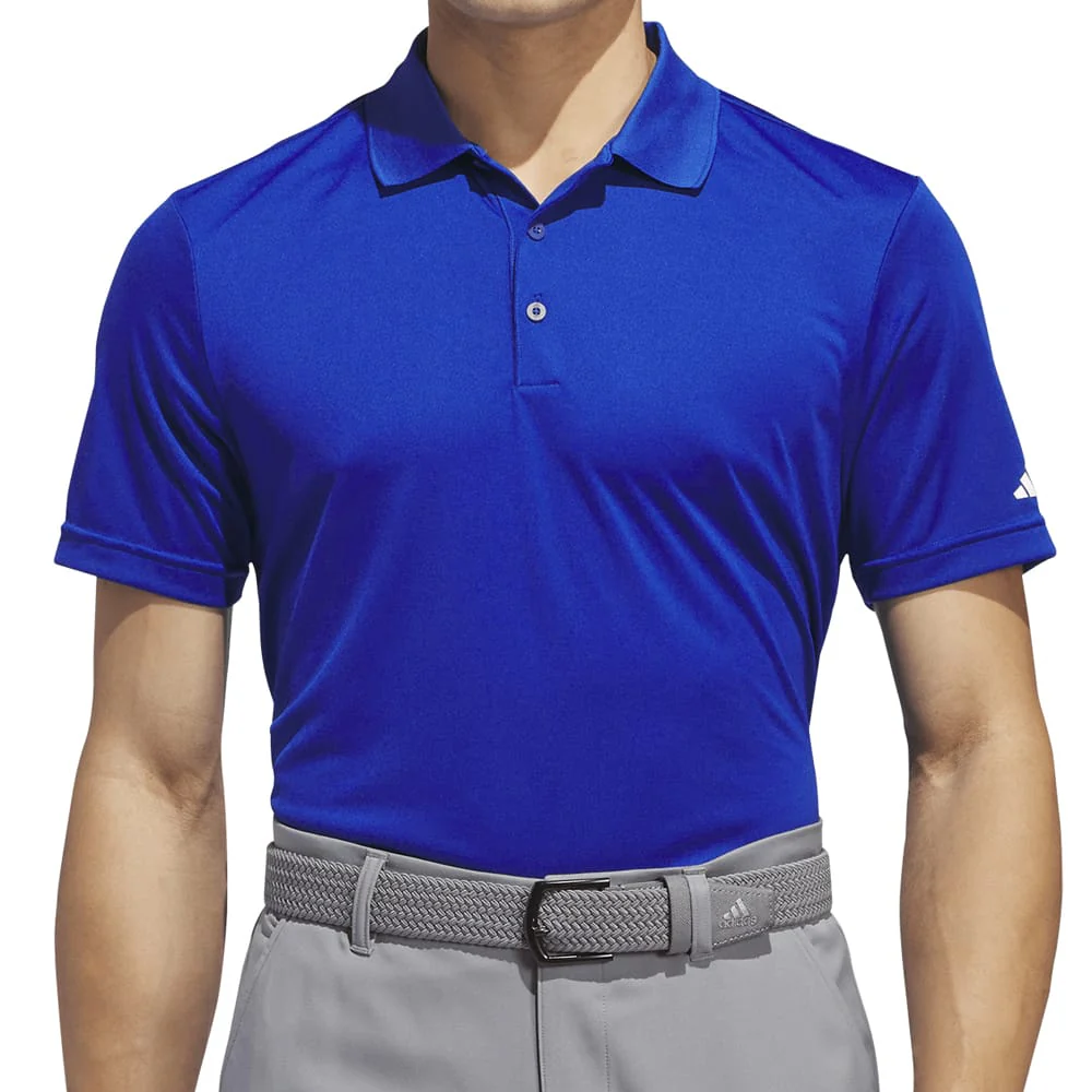 adidas Core Performance Primegreen Polo Shirt - Collegiate Royal - Image 3