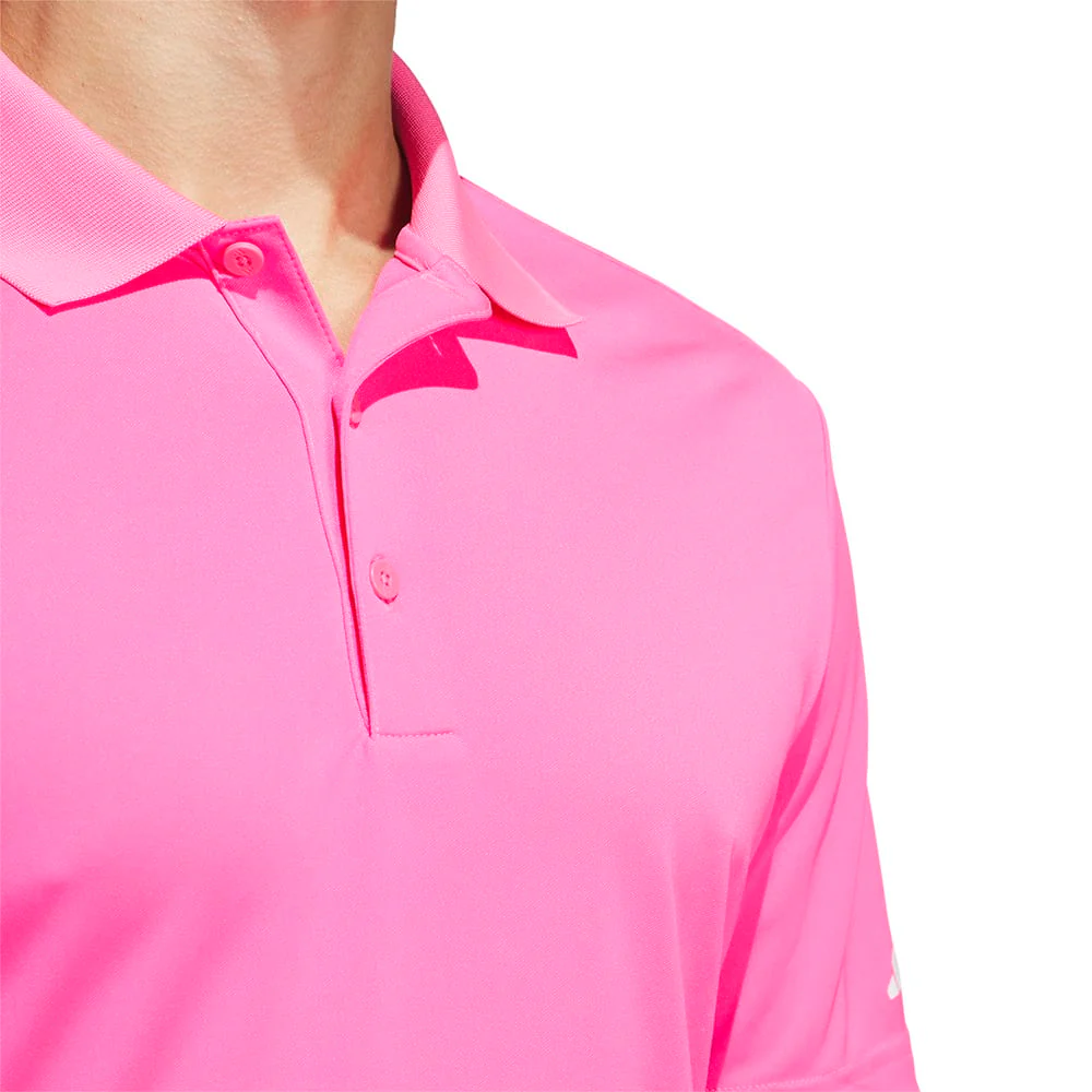 adidas Core Performance Primegreen Polo Shirt - Solar Pink - Image 6