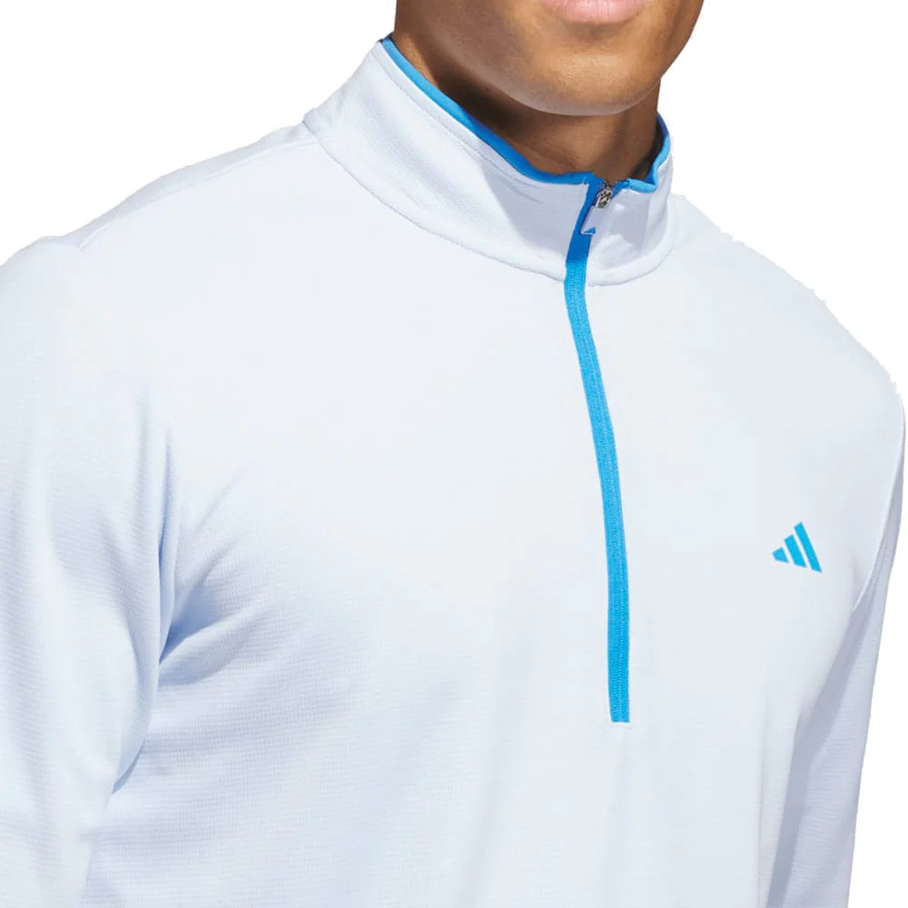 adidas Lightweight Half-Zip Top - Crystal Sky - Image 5