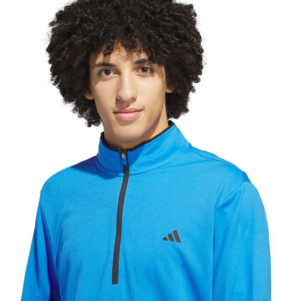 adidas Lightweight Half-Zip Top - Lucid Ray Blue - Image 5