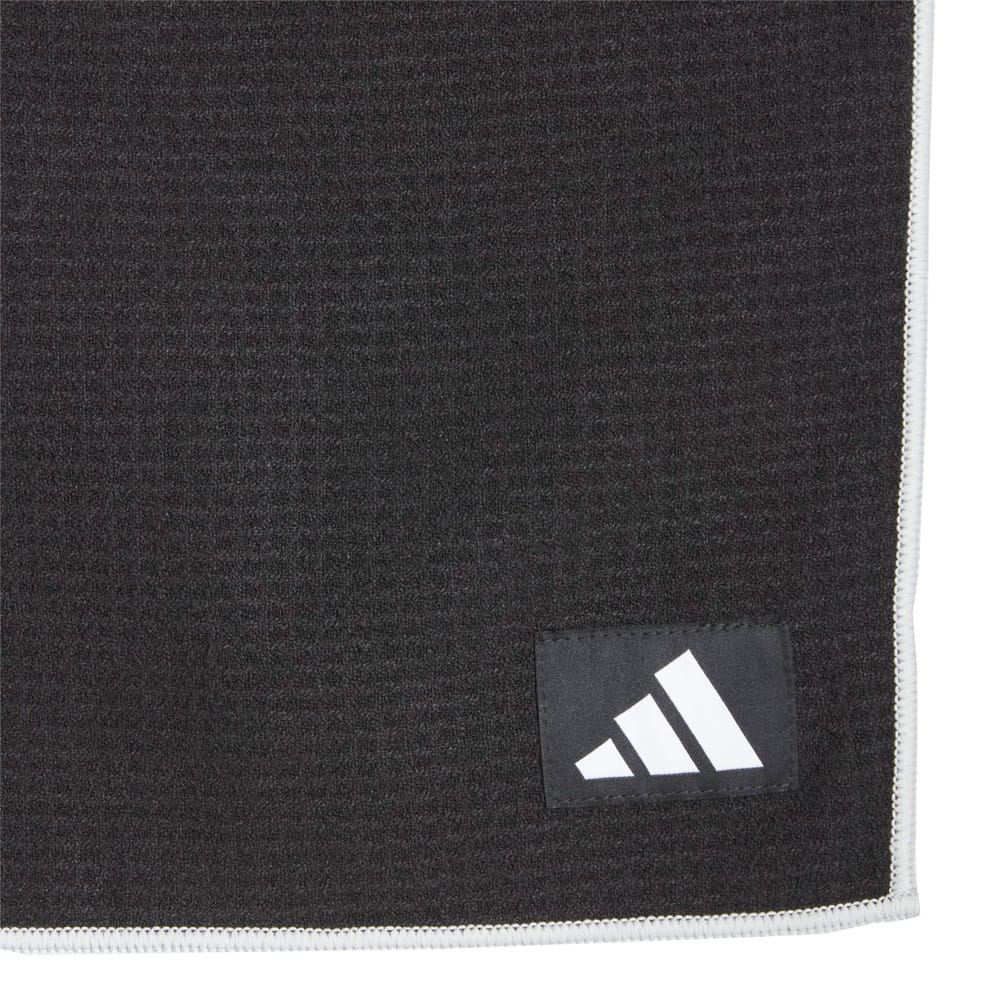adidas Magnetic Microfiber Players Cart Towel - Black - Image 2