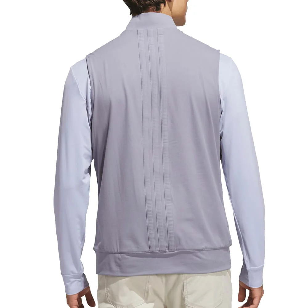 adidas Mens Ultimate365 Tour Full Zip Vest - Slate - Image 2