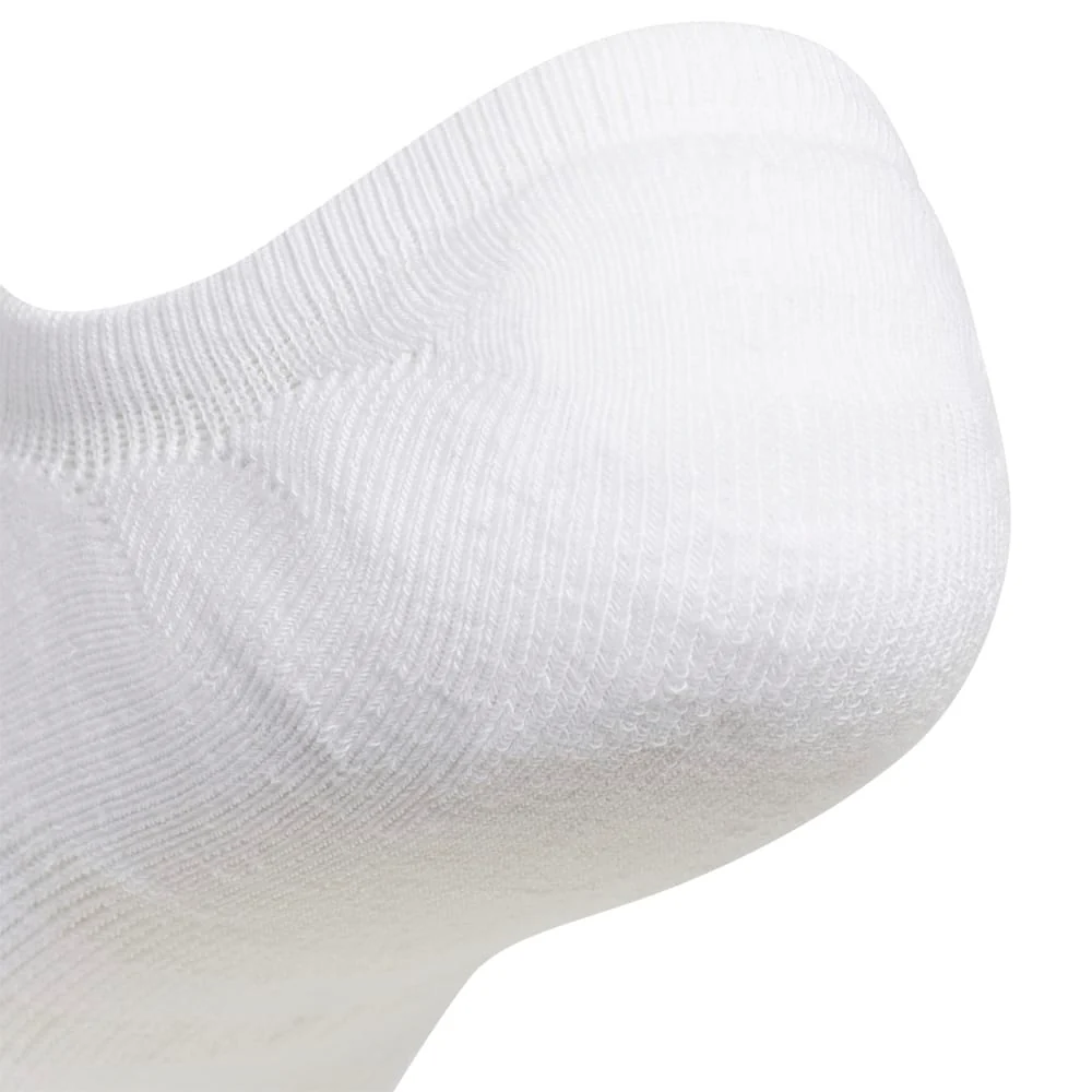 adidas No-Show Socks (3 Pairs) - White/Grey Three/Black - Image 3