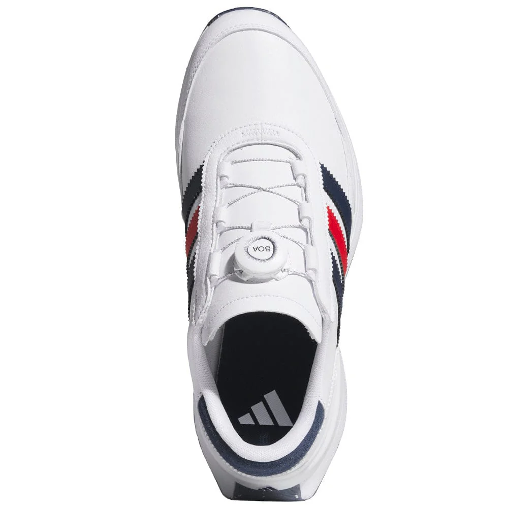 adidas S2G 26 Boa Waterproof Spikeless Shoes - Cloud White/Collegiate Navy/Better Scarlet - Image 4