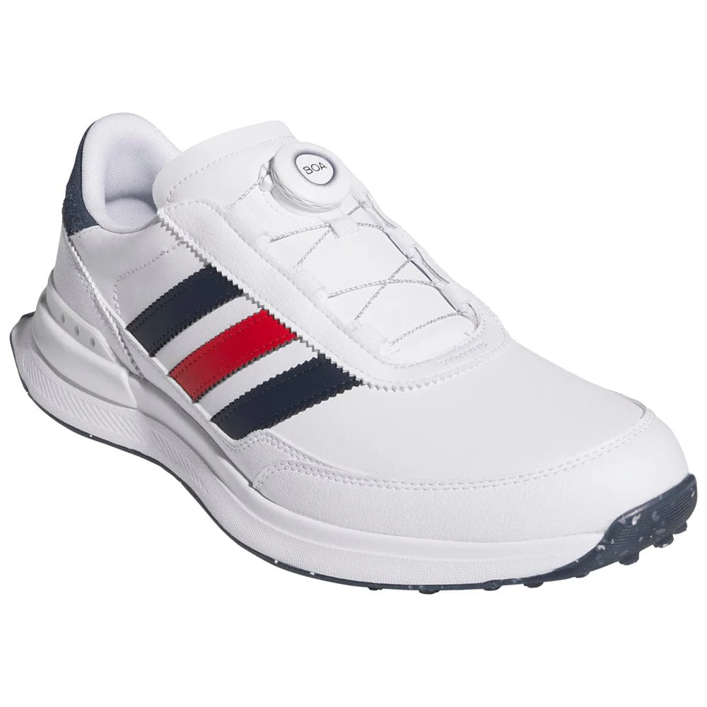 adidas S2G 26 Boa Waterproof Spikeless Shoes - Cloud White/Collegiate Navy/Better Scarlet - Image 5