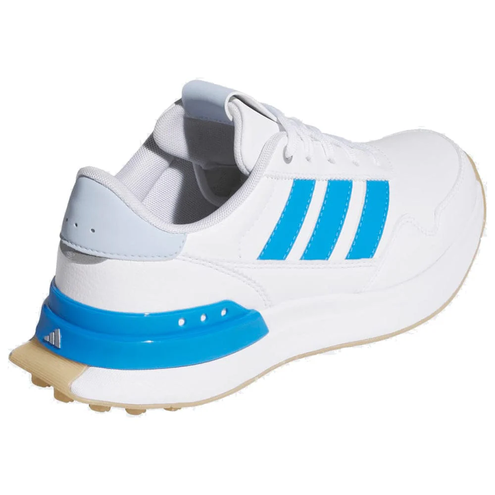 adidas S2G 26 Junior Waterproof Spikeless Golf Shoes - Cloud White/Lucid Ray Blue/Crystal Sky - Image 5