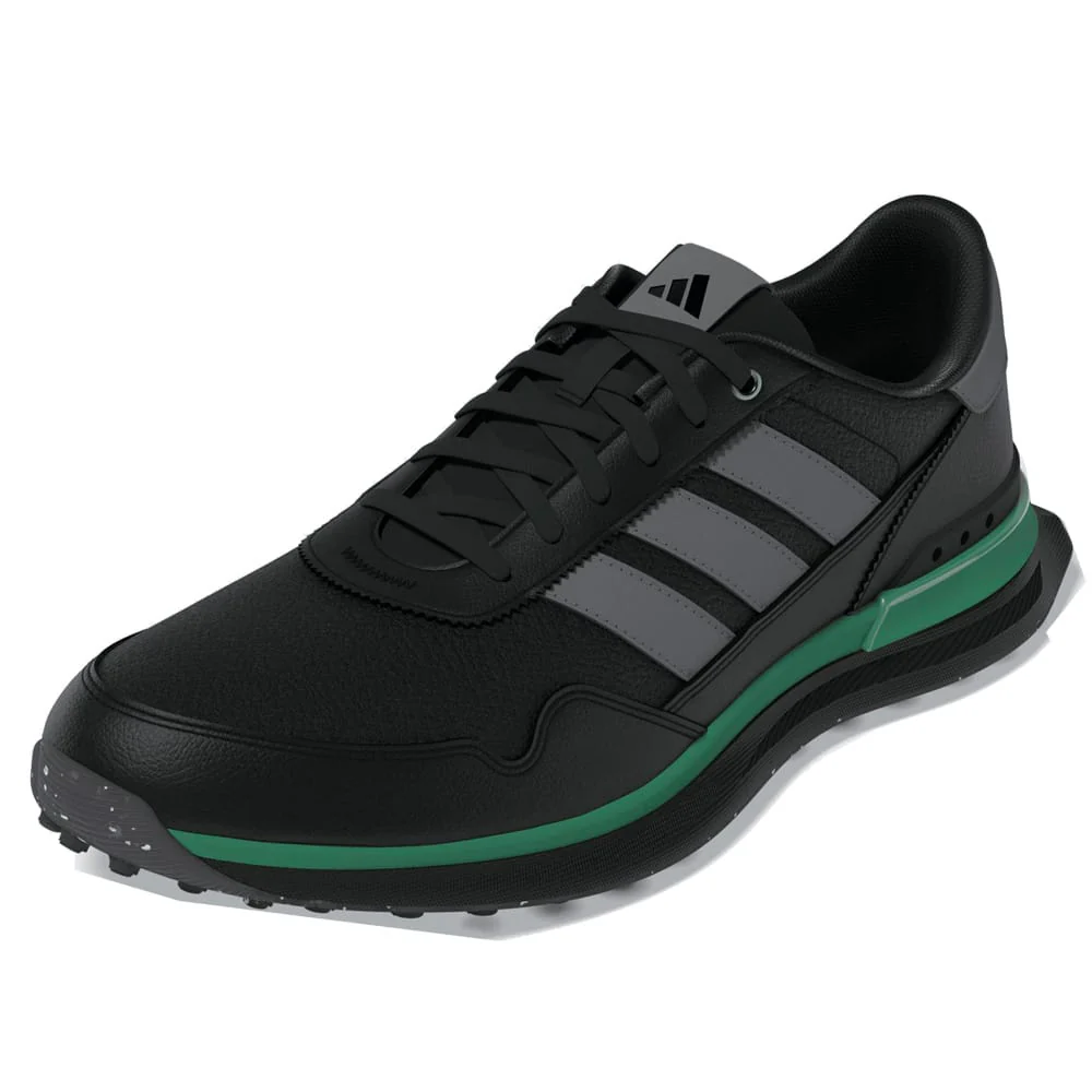 adidas S2G 26 Leather Waterproof Spikeless Shoes - Core Black/Grey Four/Court Green - Image 4