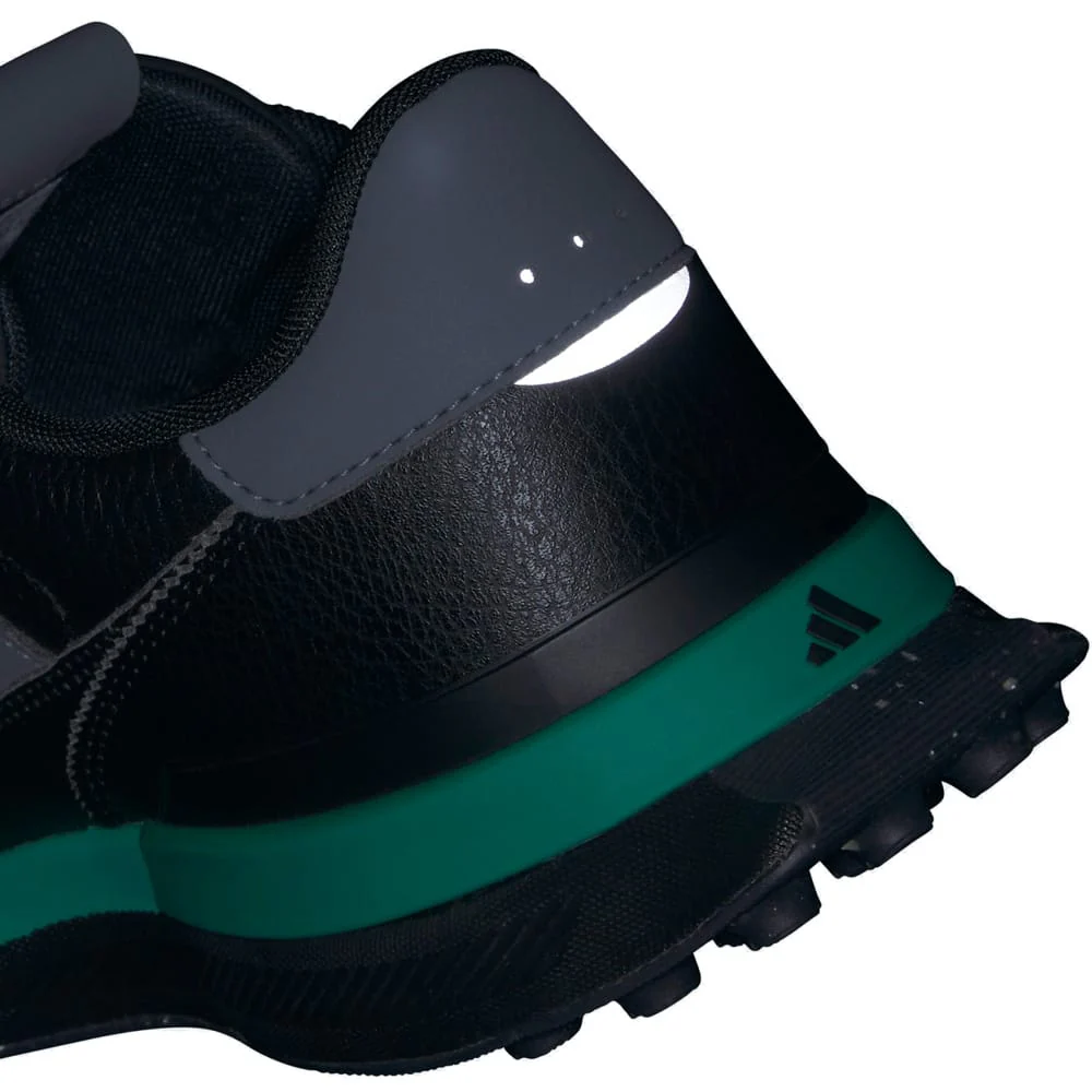 adidas S2G 26 Leather Waterproof Spikeless Shoes - Core Black/Grey Four/Court Green - Image 9