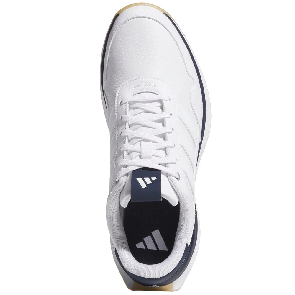 adidas S2G 26 Leather Waterproof Spikeless Shoes - Cloud White/Cloud White/Collegiate Navy - Image 4
