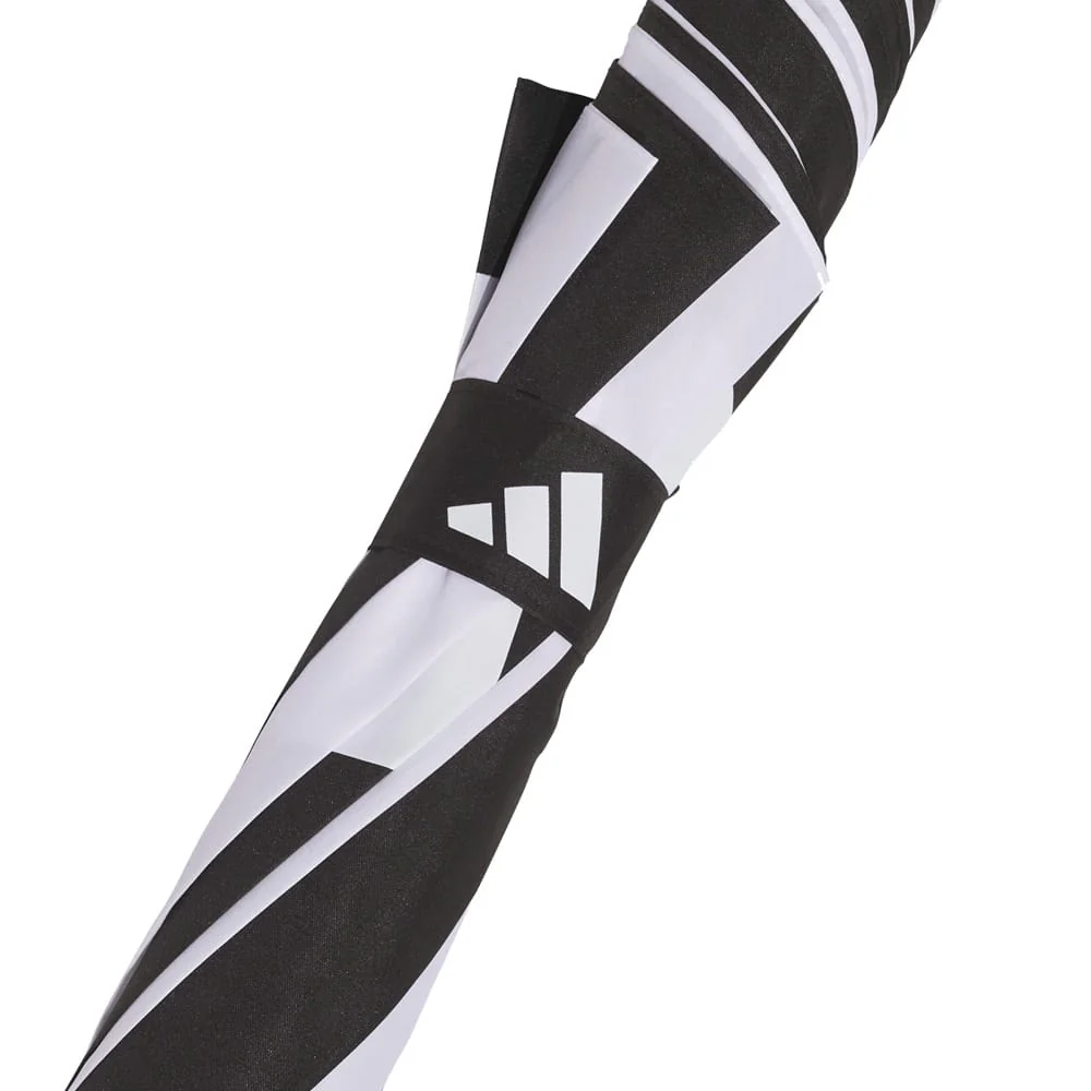 adidas Single Canopy Umbrella - Black/White - Image 2