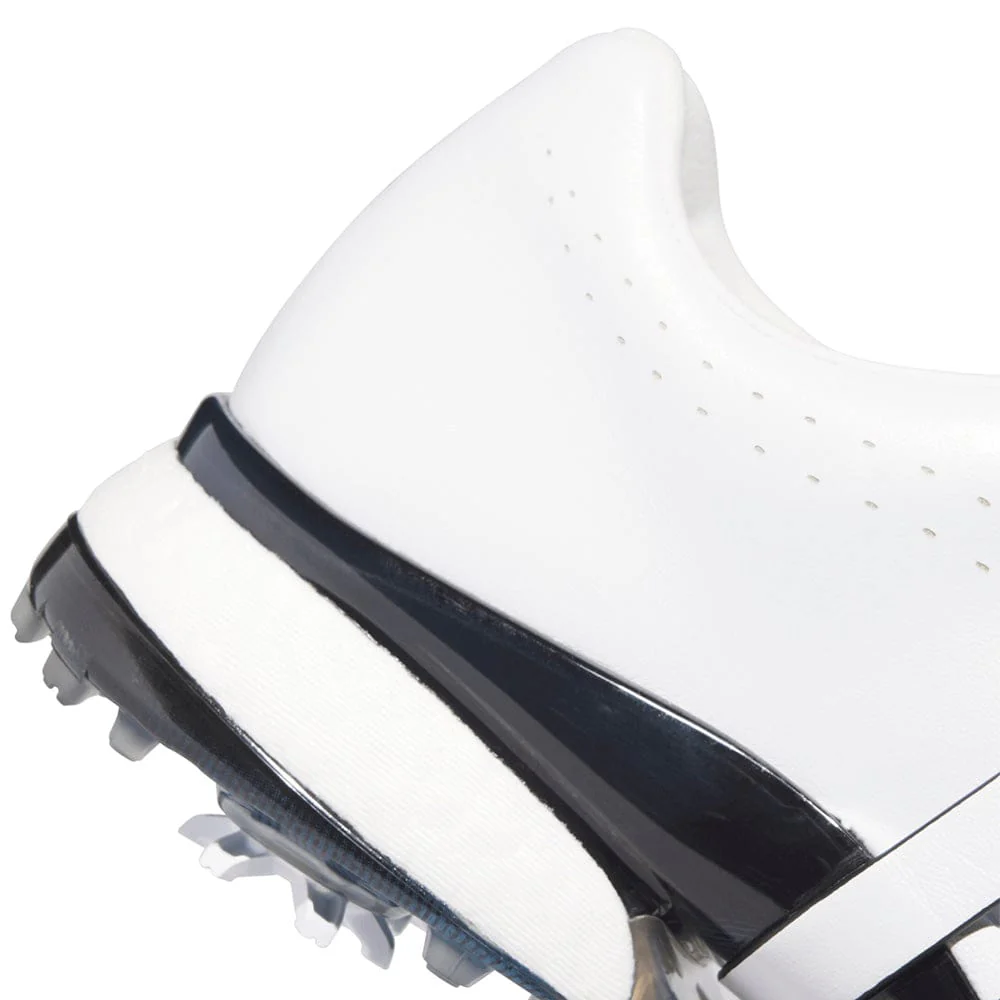 adidas Tour360 24 Spiked Waterproof Shoes - Cloud White/Core Black/Lucid Ray Blue - Image 7