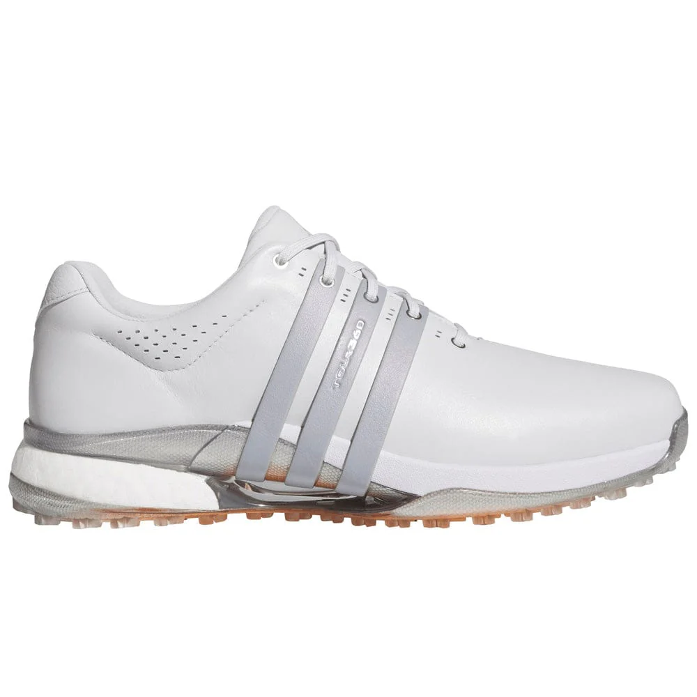 adidas Tour360 25 Waterproof Spikeless Shoes - Dash Grey/Halo Silver/Lucid Orange