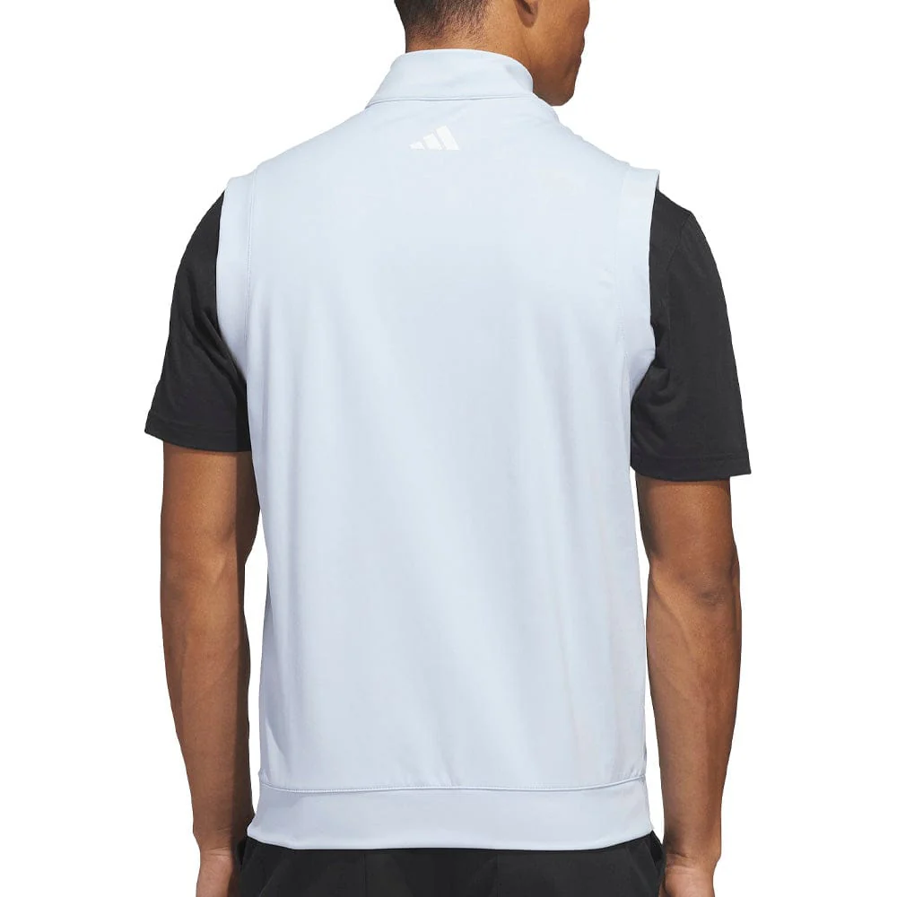 adidas Ultimate365 Classic Quarter-Zip Vest - Crystal Sky - Image 2