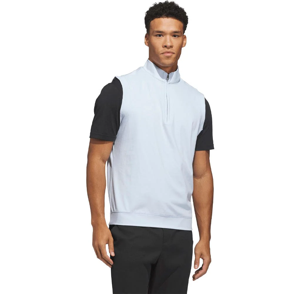 adidas Ultimate365 Classic Quarter-Zip Vest - Crystal Sky - Image 6
