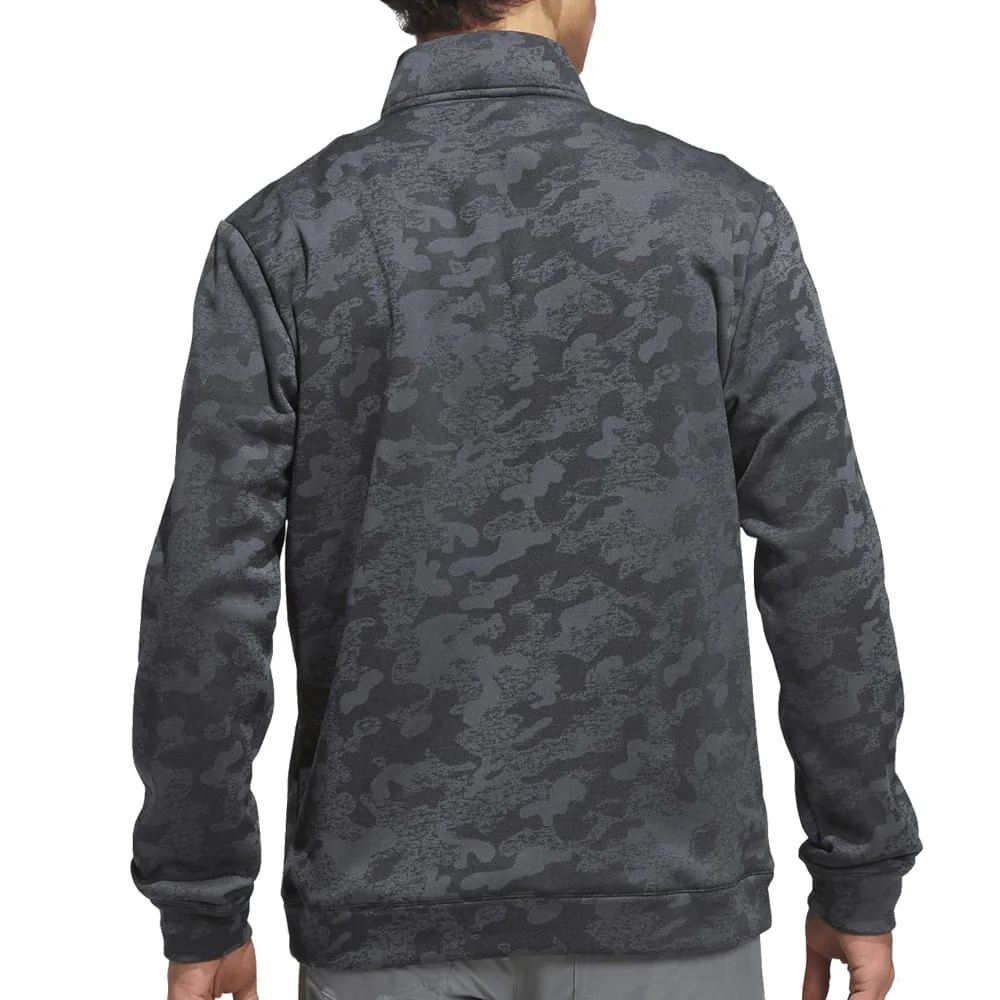 adidas Ultimate365 Durable Water Repellant Quarter-Zip Sweatshirt - Black/Grey Four - Image 2