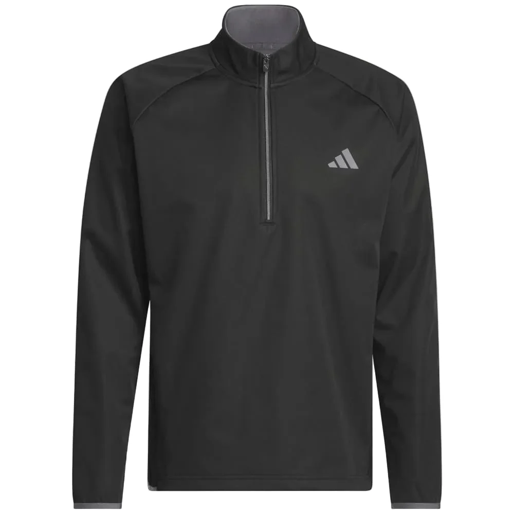 adidas Ultimate365 Durable Water Repellent Wind Quarter-Zip - Black/Grey Five