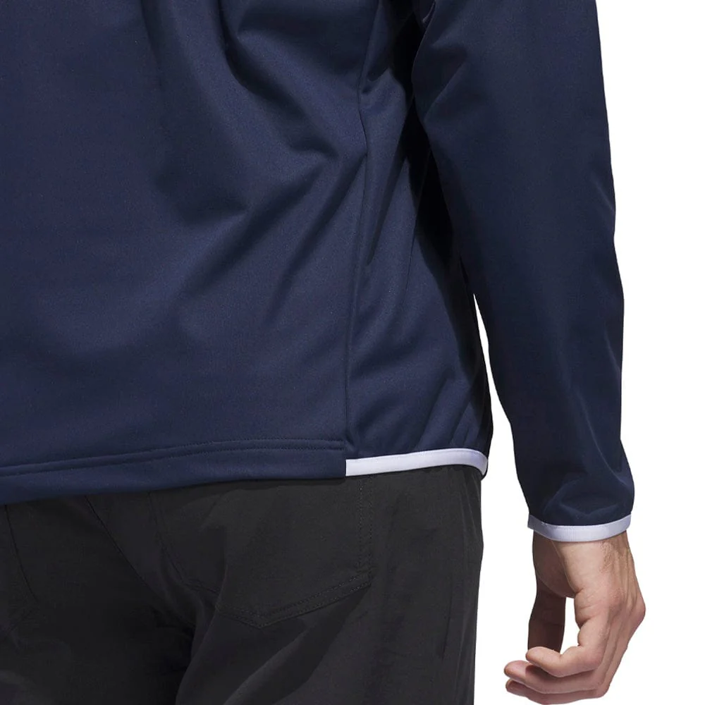 adidas Ultimate365 Durable Water Repellent Wind Quarter-Zip - Collegiate Navy/White/ - Image 4