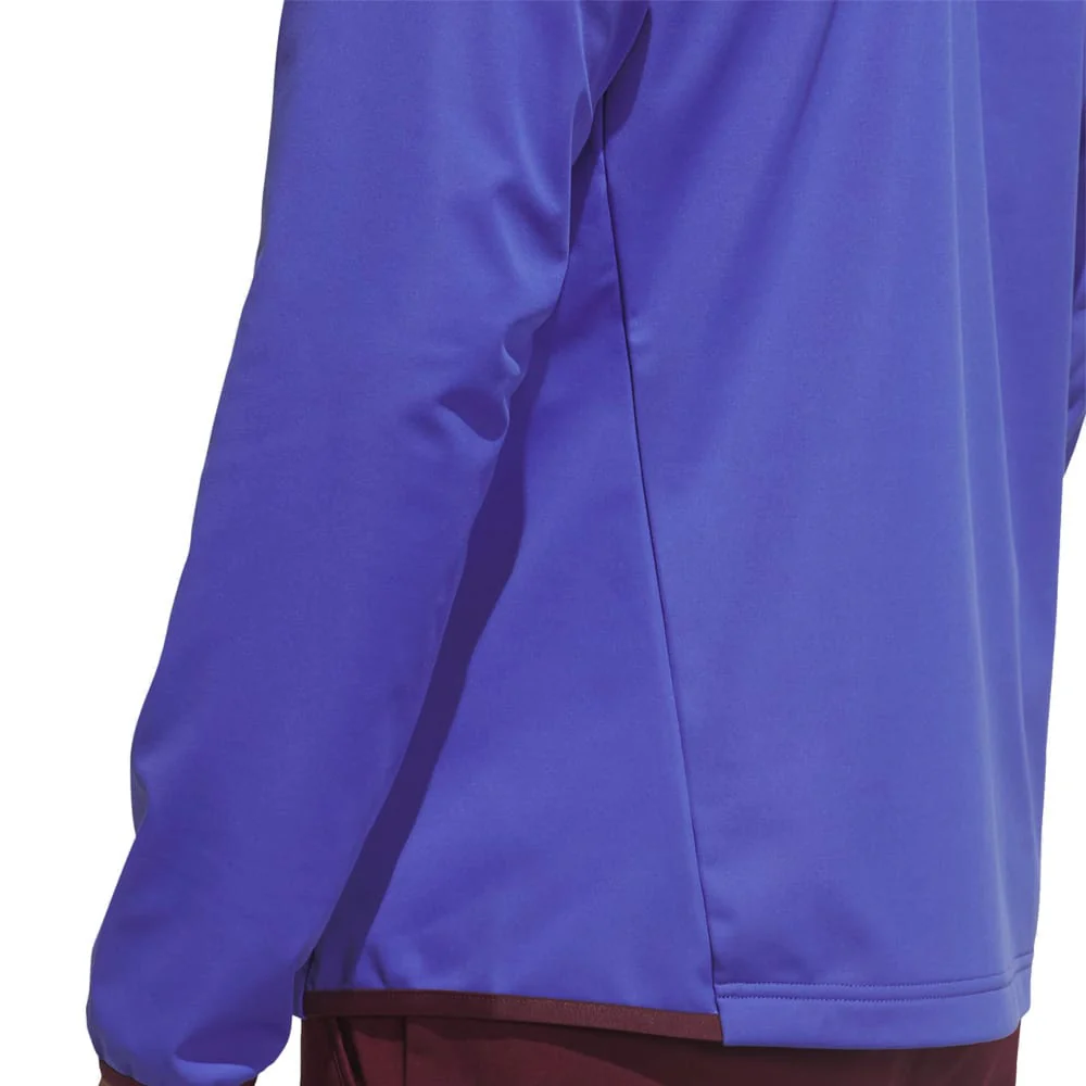 adidas Ultimate365 Durable Water Repellent Wind Quarter-Zip - Dual Indigo/Maroon - Image 5