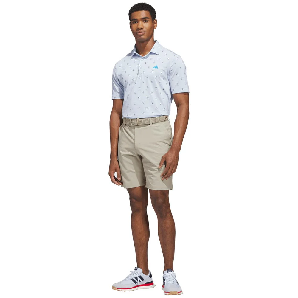 adidas Ultimate365 Essence Print Climacool Polo Shirt - Crystal Sky - Image 6