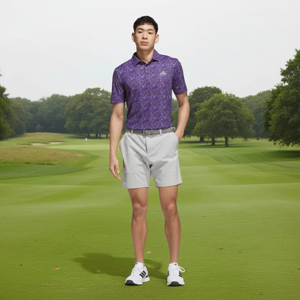 adidas Ultimate365 Featherweight Polo Shirt - Maroon - Image 4