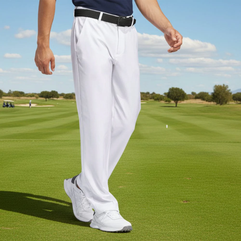 adidas Ultimate365 Golf Trousers - White - Image 6