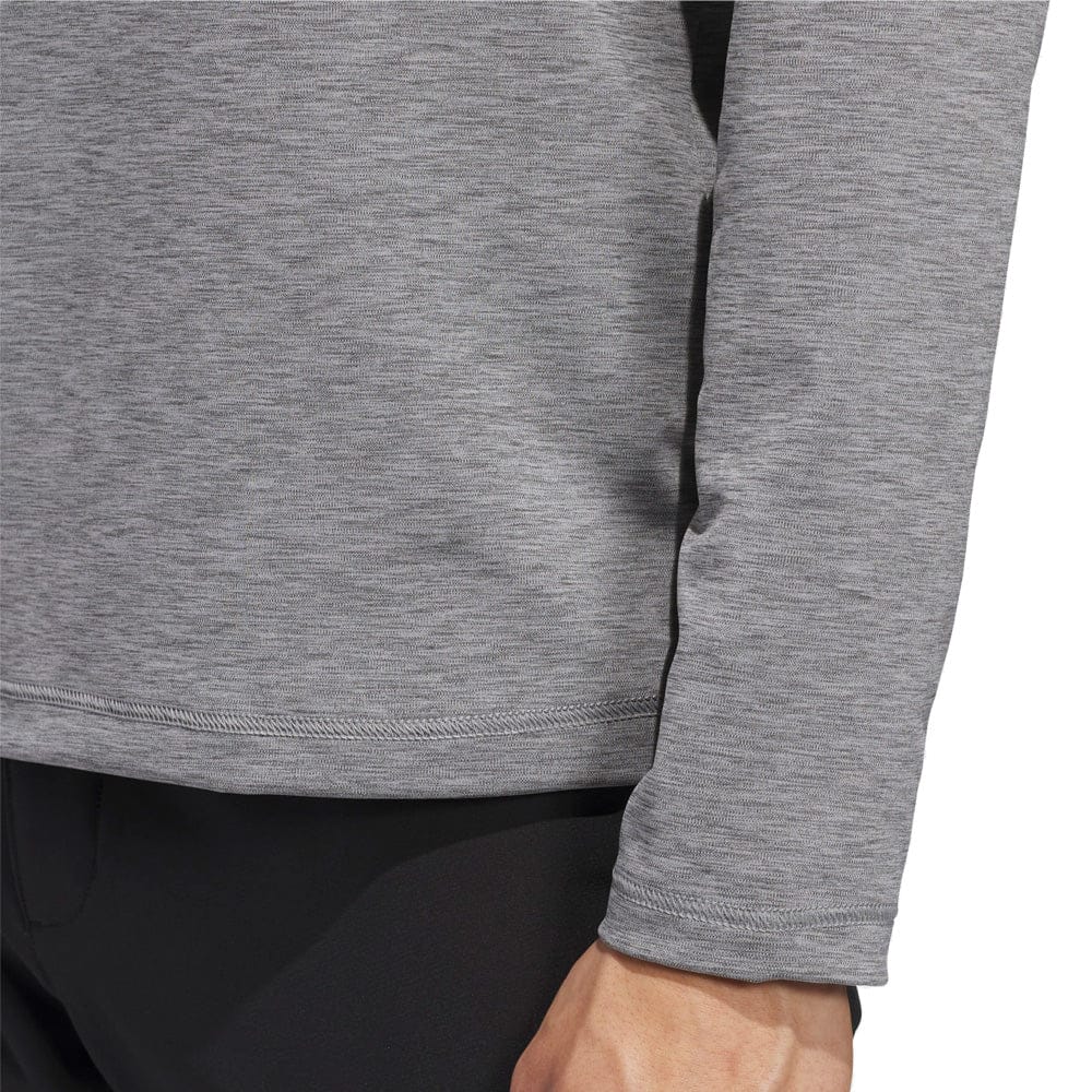 adidas Ultimate365 Heather Hoodie - Black Melange - Image 6