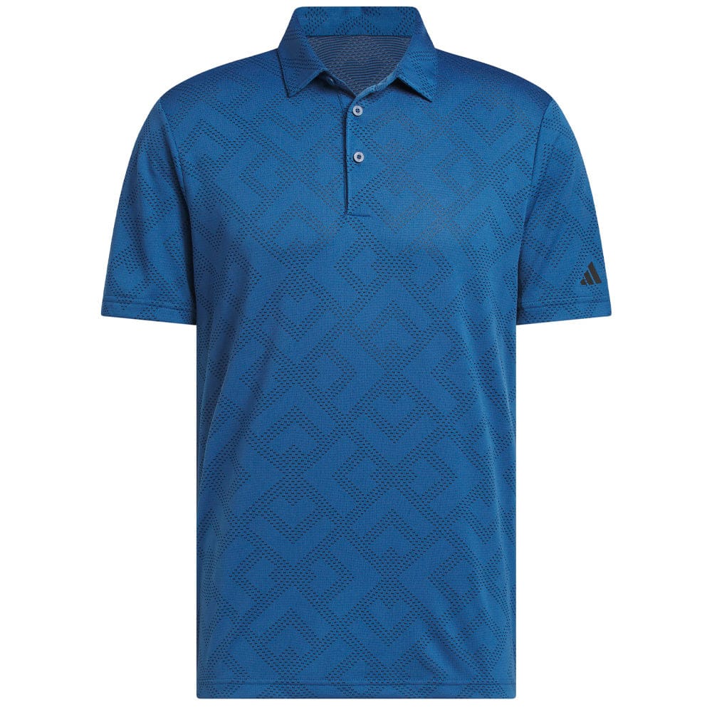 adidas Ultimate365 Jacquard Polo Shirt - Dusky Petrol/Black - Image 3