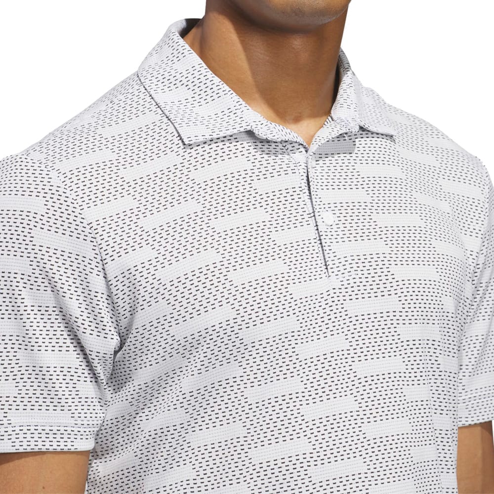 adidas Ultimate365 Jacquard Polo Shirt - White - Image 3