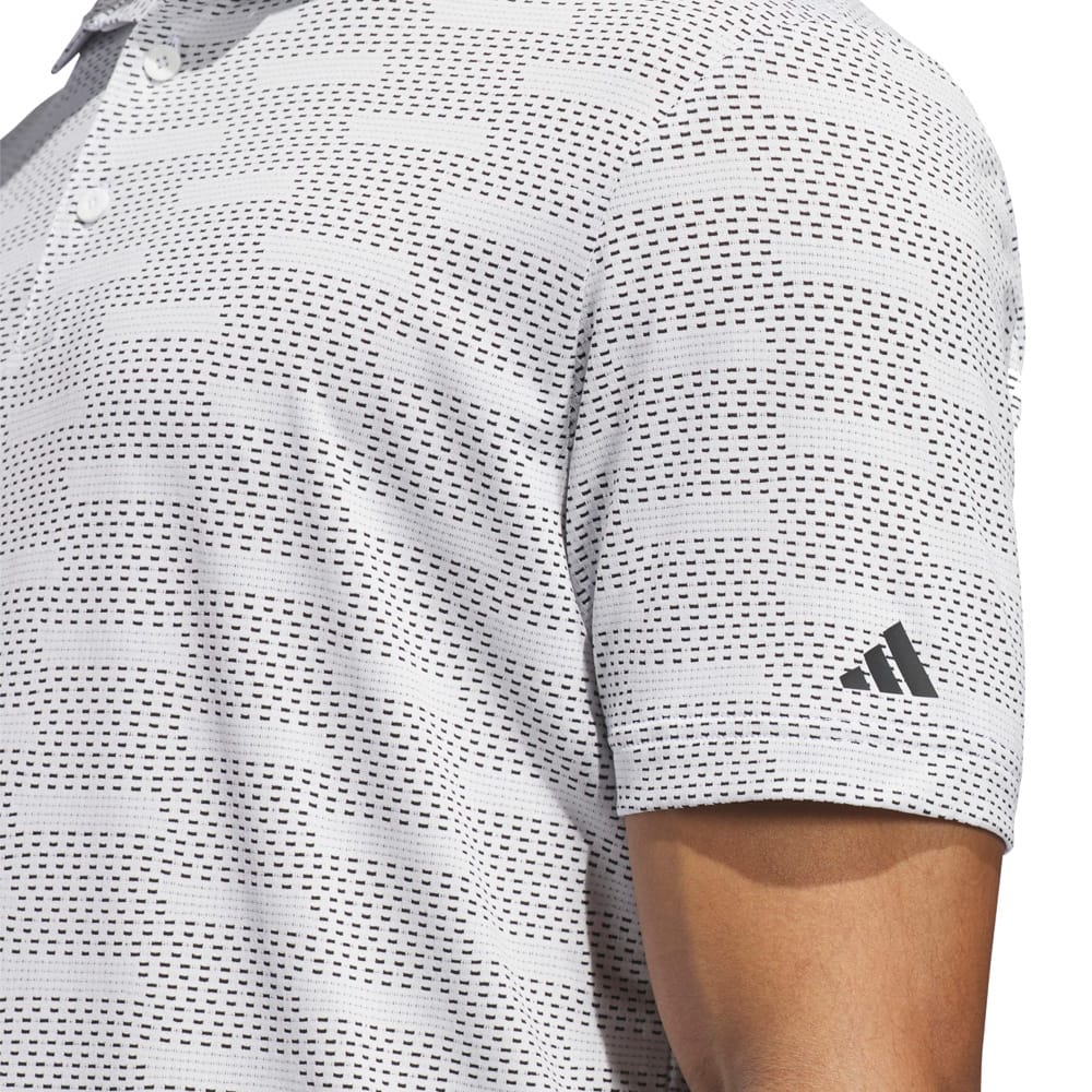 adidas Ultimate365 Jacquard Polo Shirt - White - Image 4