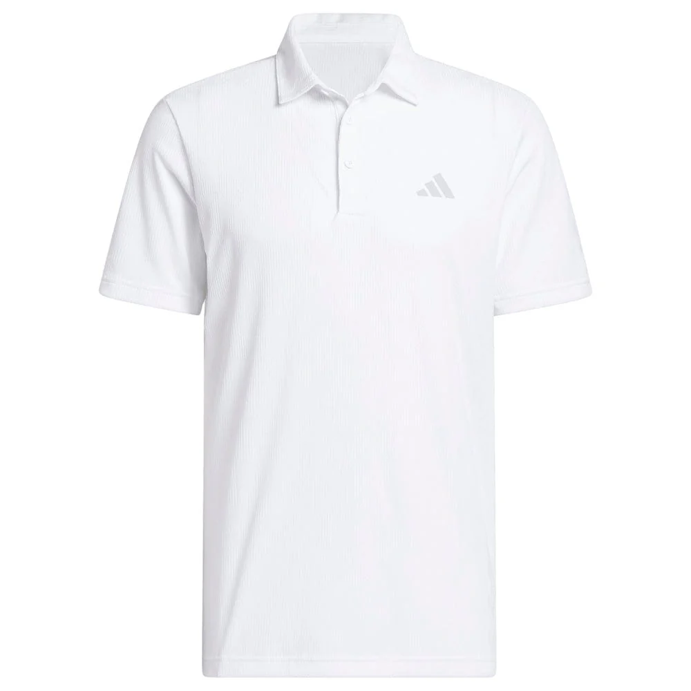 adidas Ultimate365 Jacquard Polo Shirt - White