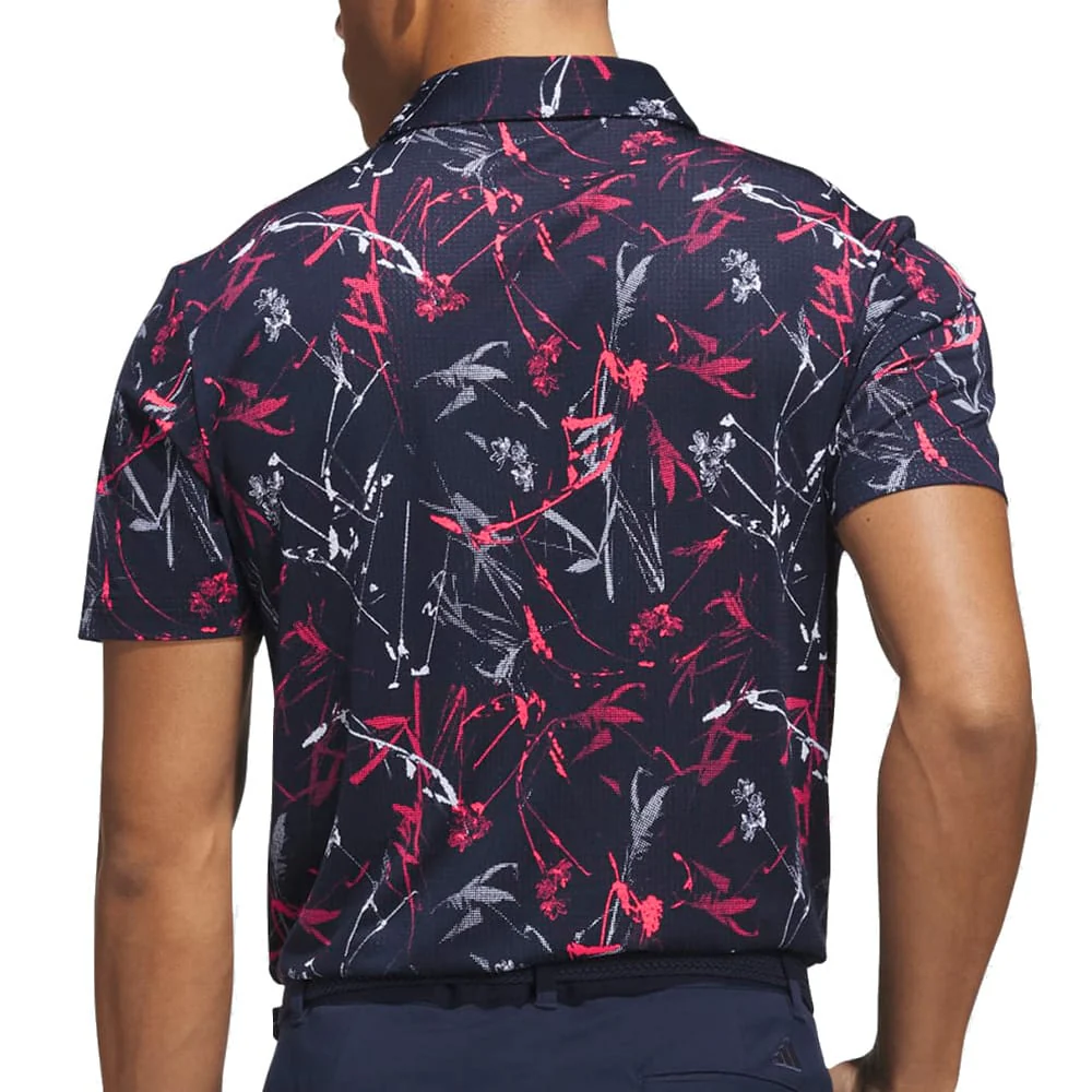 adidas Ultimate365 Mesh Climacool Polo Shirt - Collegiate Navy - Image 2